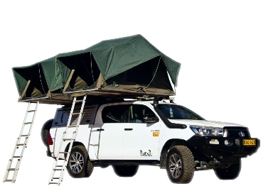 Toyota Hilux Double Cab 4x4 Diesel camping equipped for 4 people